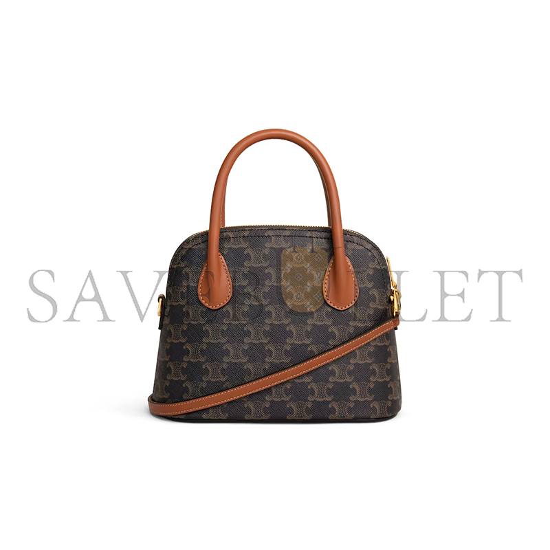 Ce1i*e teen honorine bag in triomphe canvas and calfskin 120682dnk.04lu (22.5*17*10cm)